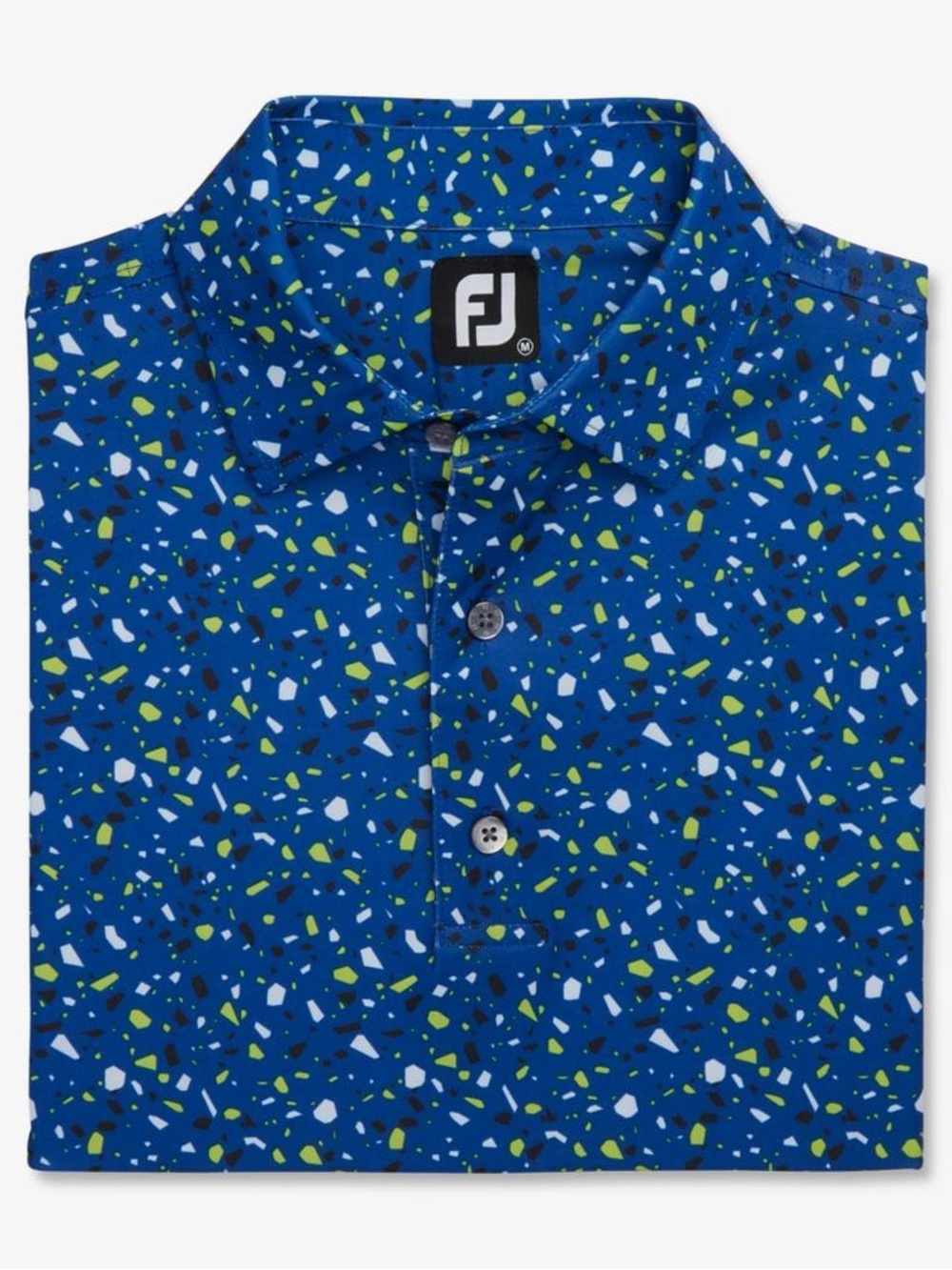 FootJoy Terrazzo Print Men's Short Sleeve Golf Polo Shirt | XLarge